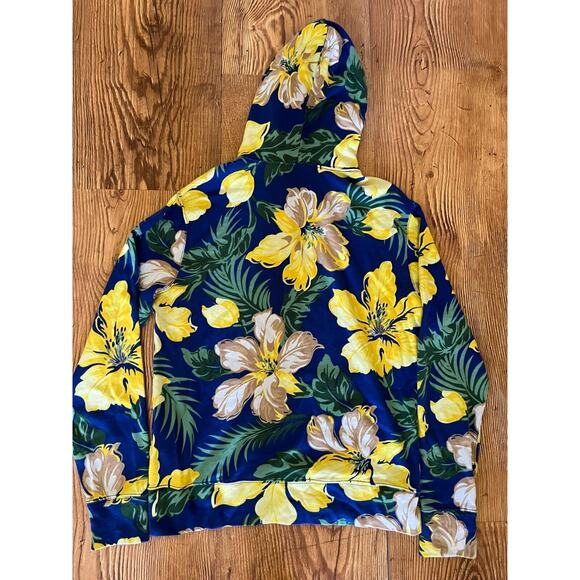 Polo Ralph Lauren Men Tropical Hawaiian Floral Graphic Terry Hoodie Size S NWT - Picture 13 of 16